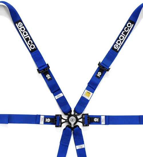 Sparco 6 Point Racing Harness for 2" Steel (Pull Up) - Image 5