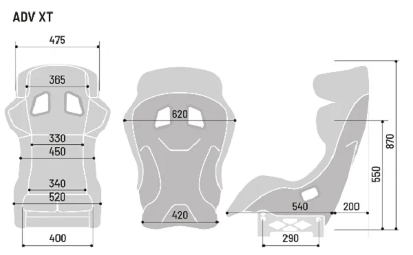 Sparco ADV XT Carbon Fixed-Back Racing Seat - Image 5