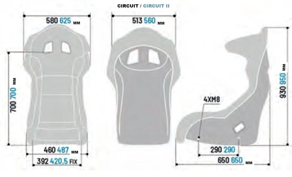 Sparco Circuit II QRT Simulator Seat - Image 2