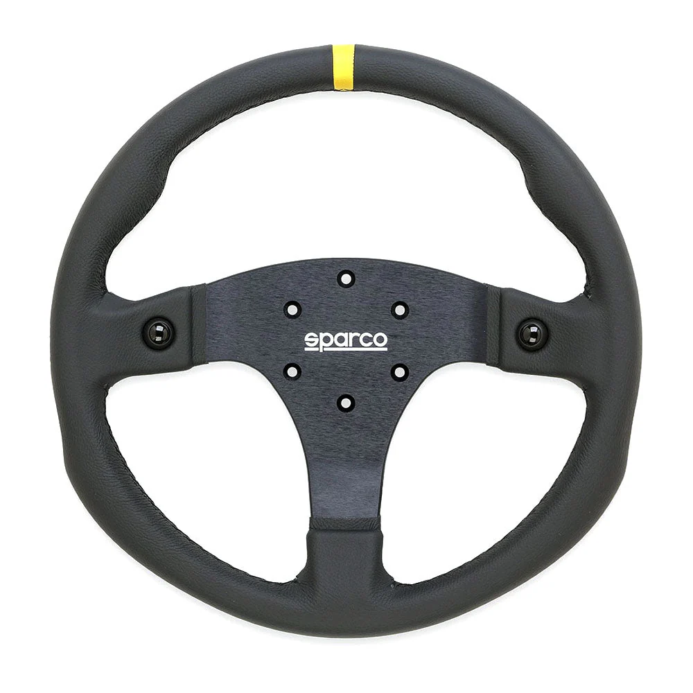 Competition Motorsport Sparco Competition R330B Steering Wheel – 330mm Suede Or Leather With Push Buttons - Image 2