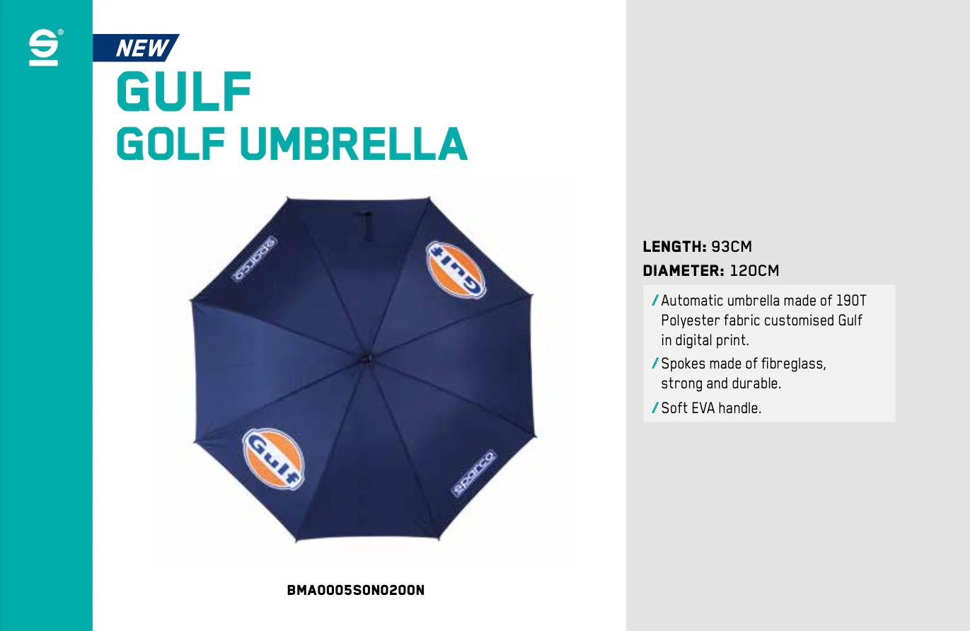 Sparco Gulf Golf Umbrella - Image 2