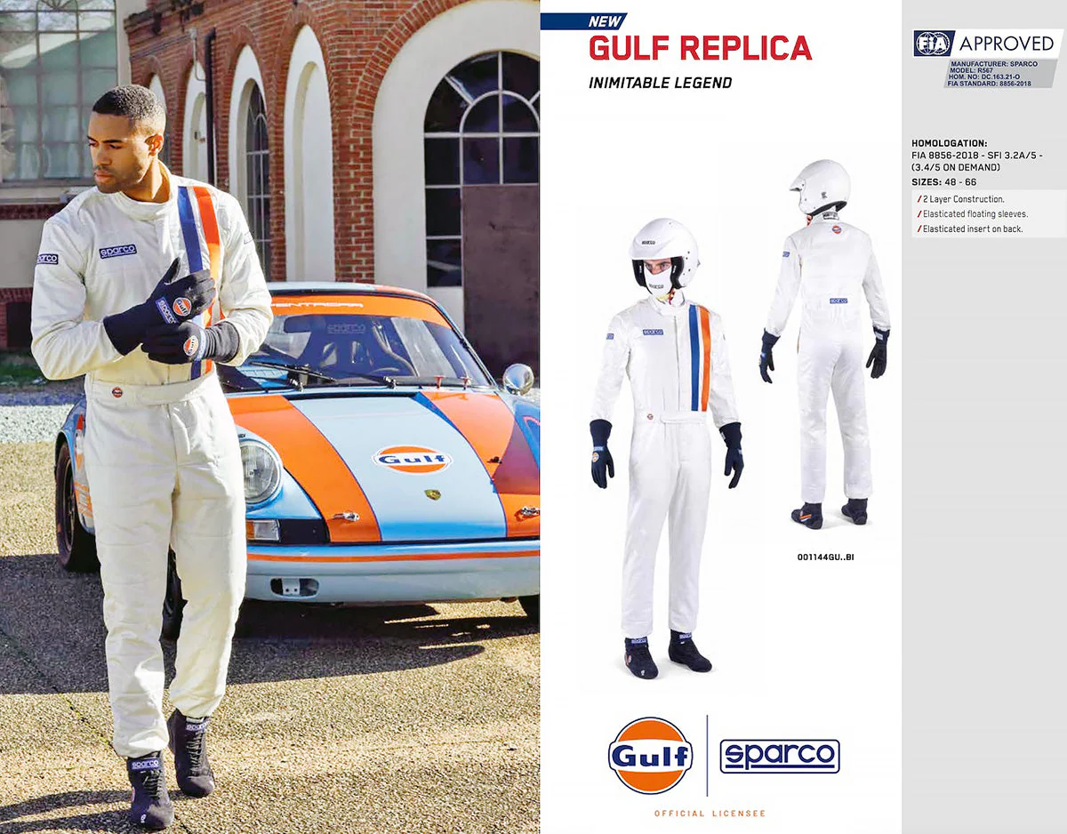 Sparco Gulf Racing Driver Suit Driver Race Suit - Image 5