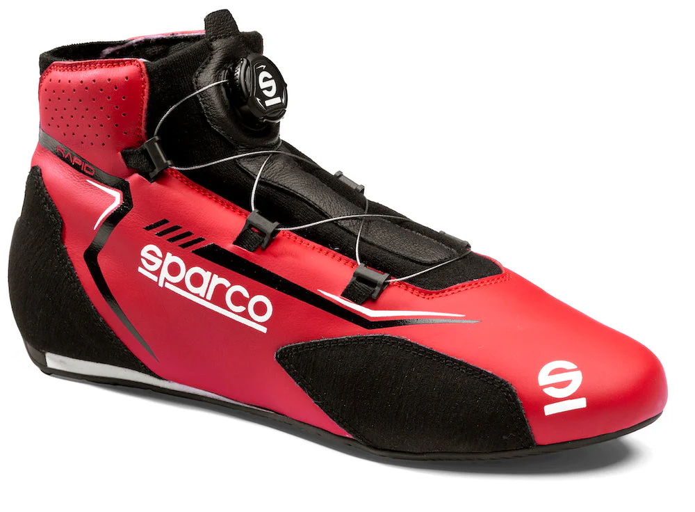 Sparco Rapid Racing Shoesss, Rotor and Lace Closure - Image 4