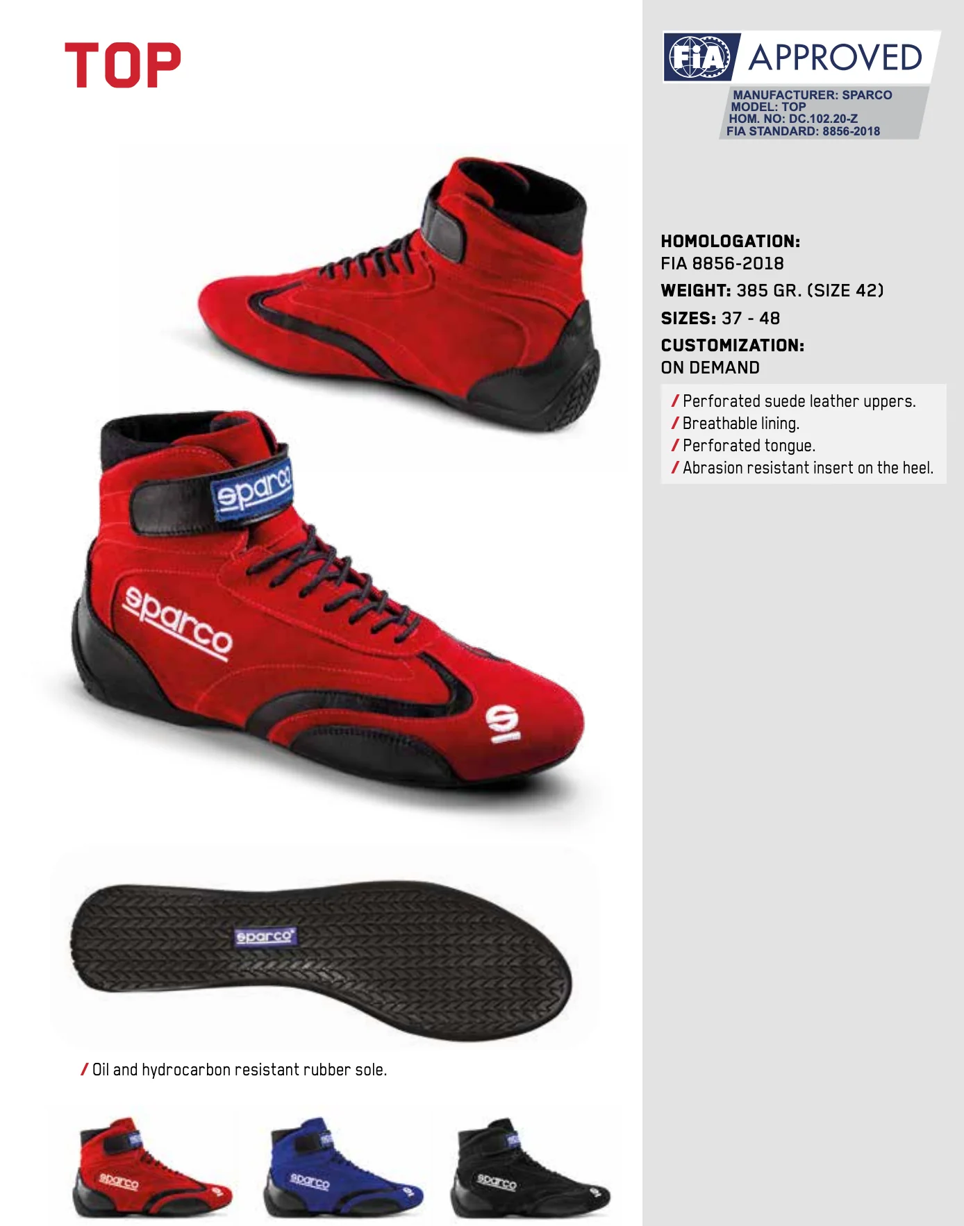 Sparco Top Racing Shoesss - Image 4