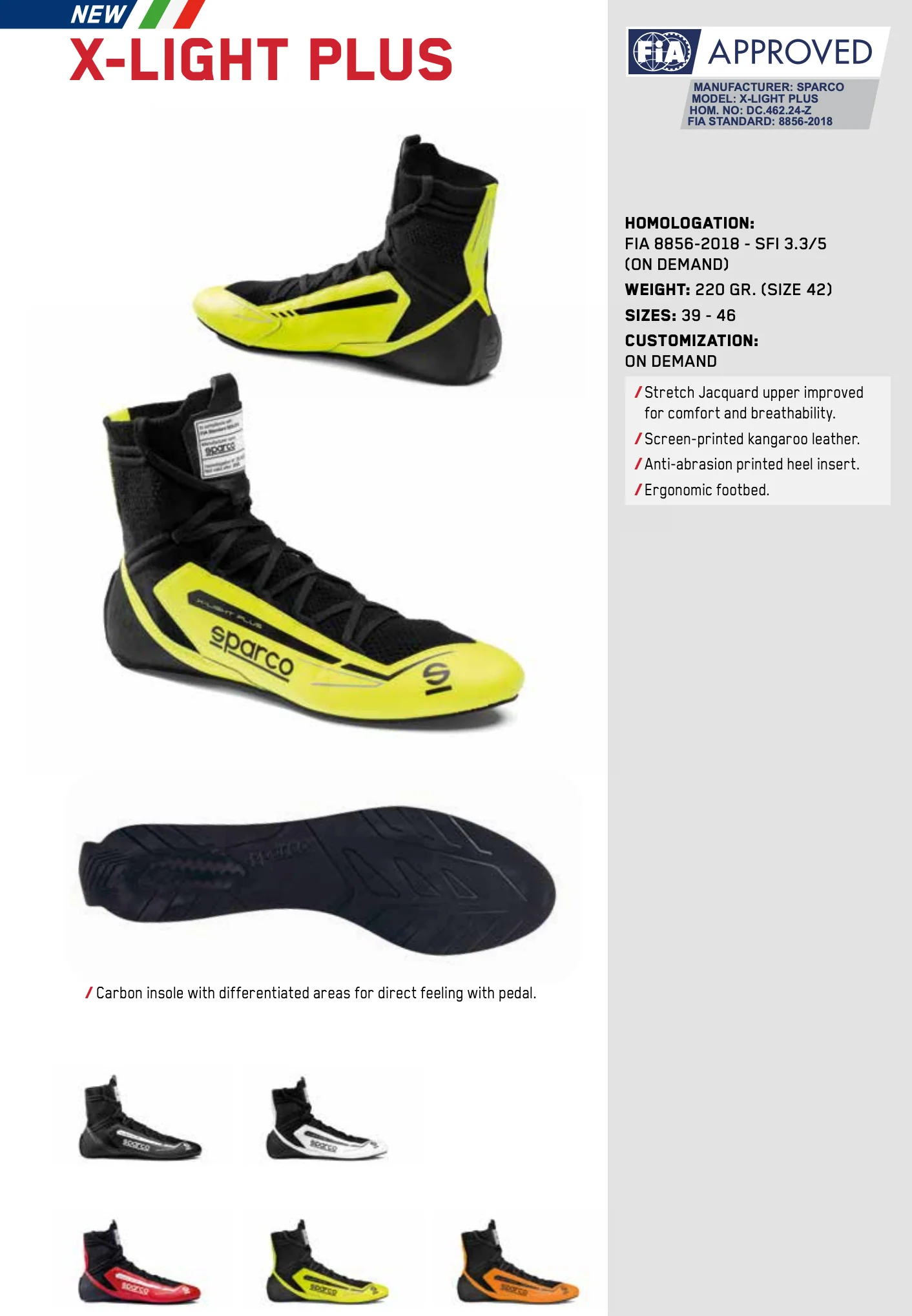 Sparco X-Light+ Racing Shoesss - Image 6