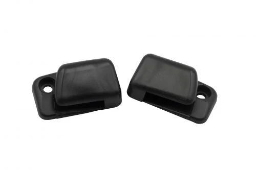 Sun Visor Clips, Type 1, 68-79, Black, Pair