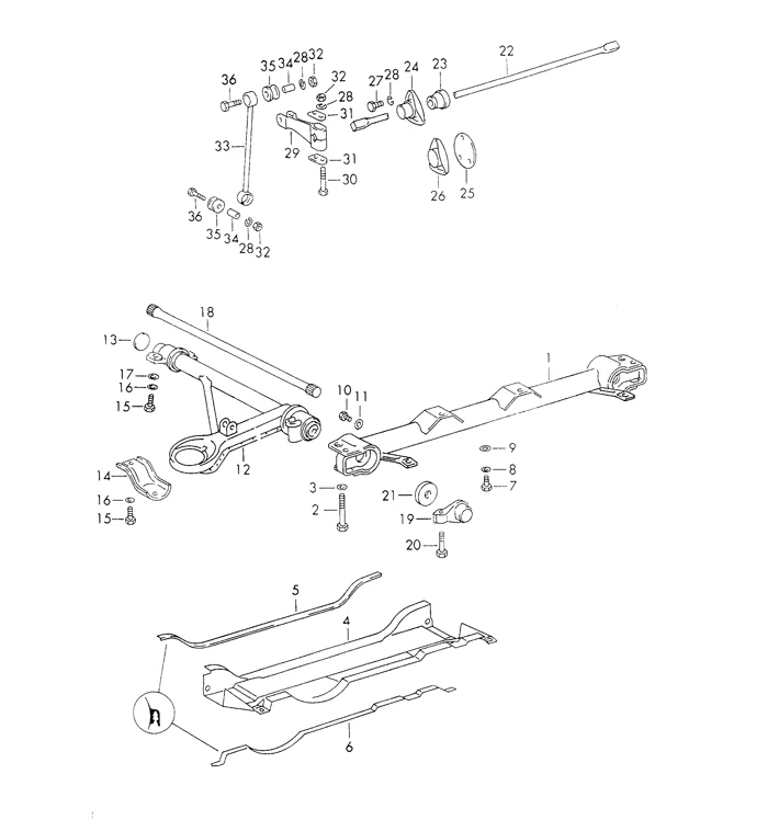 Sway Bar Bushing Bracket for Porsche 911 (1965-73) - Image 3