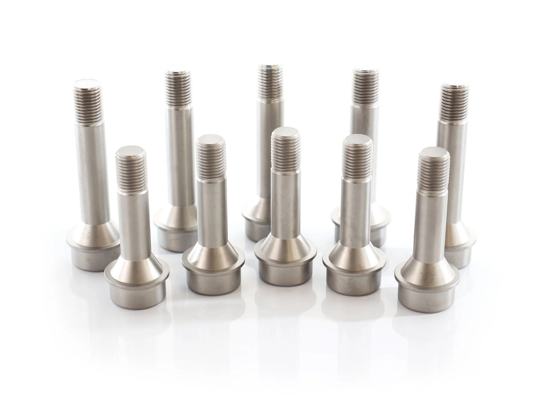 Titanium Ferrari Wheel Lug Bolts (Set of 10)