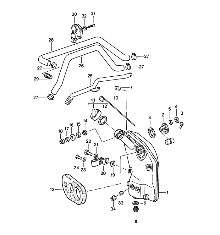 URO Parts Breather Hose for Porsche 911 (1984–1989) - Image 3