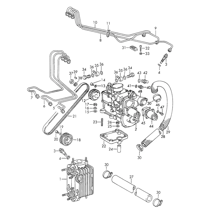URO Parts Fuel Line Support for Porsche 911 (1969–1973) - Image 3