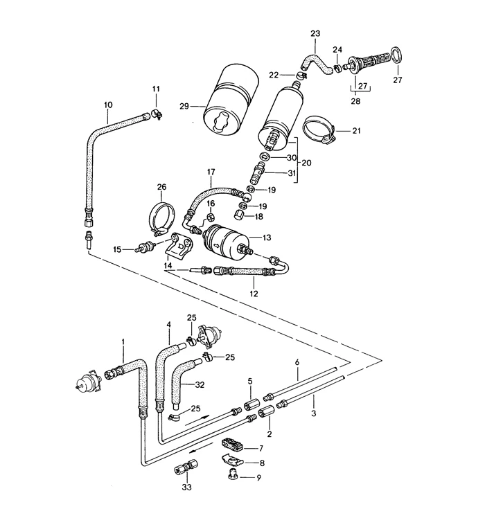 Fuel Tank Strainer Screen for Porsche 911, 924, 928, 944, and 968 - Image 2