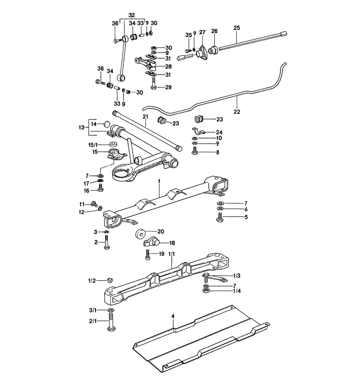 Cross Member Bracket for Porsche 911 (1974-89) - Image 2