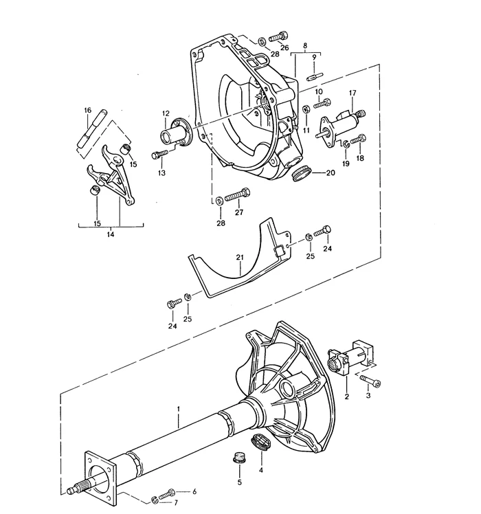 Clutch Release Fork for Porsche 944 Turbo (1986-89) and S2 (1989-91) - Image 2