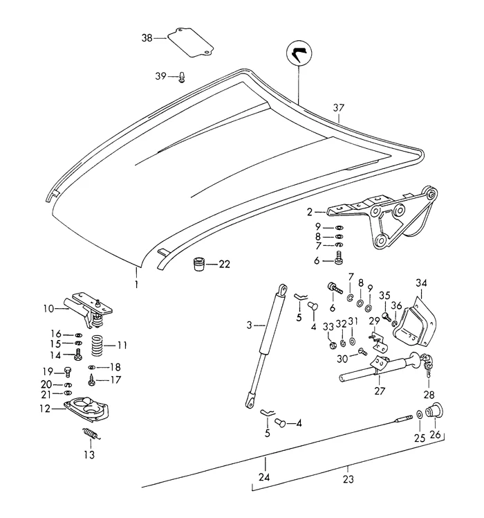URO Parts Retaining Pin for 911/912 (1965–1976) - Image 3