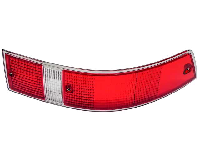 URO Parts Right US-Style Taillight Lens with Chrome Trim for Porsche 911/912 (1969–1971)