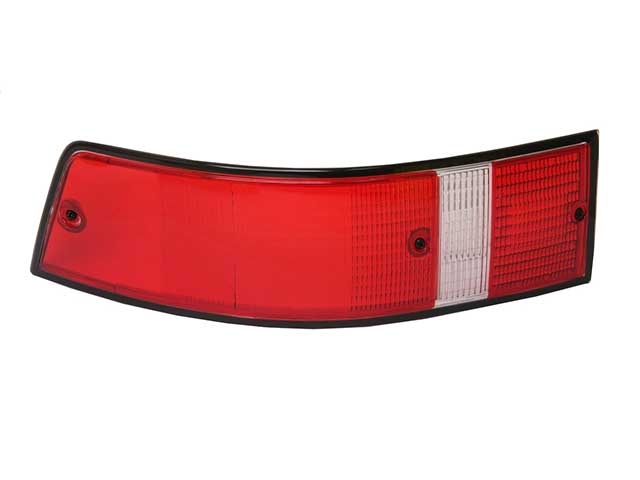 URO Parts Left US-Style Red Taillight Lens for Porsche 911/912/930 (1972–1989)