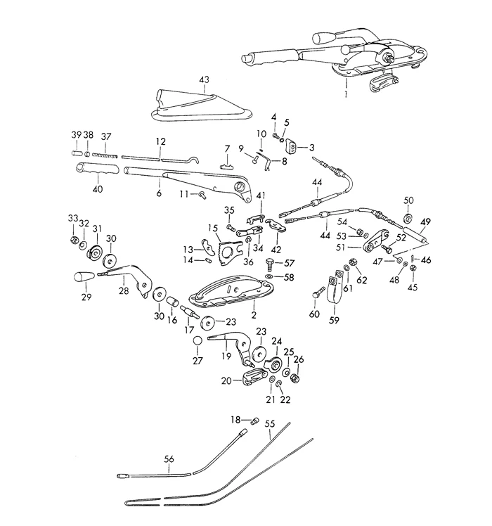 URO Parts Throttle Lever Knob for Porsche 911 (1972–1975) - Image 3