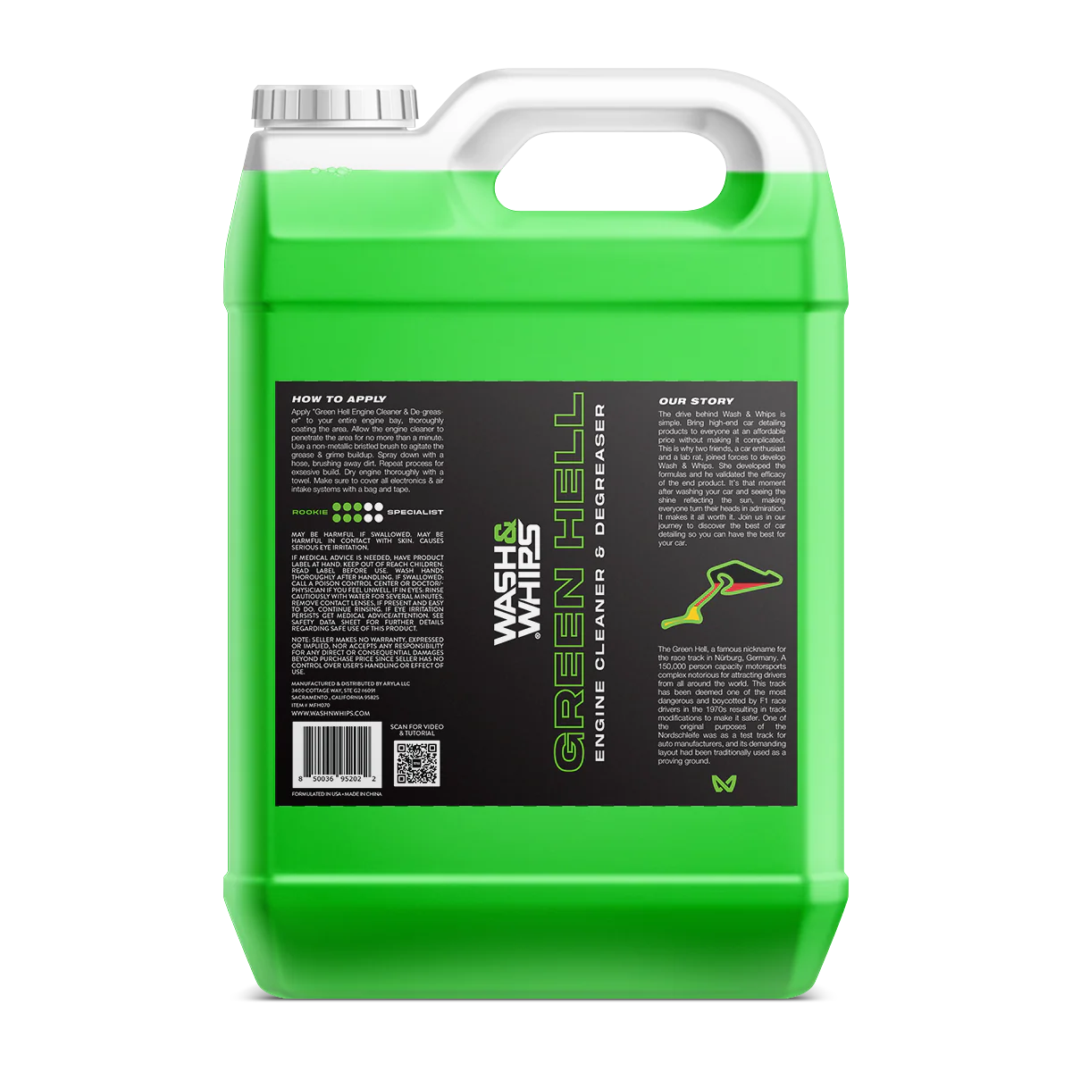 WASH&WHIPS Green Hell Engine Cleaner & Degreaser - Image 6