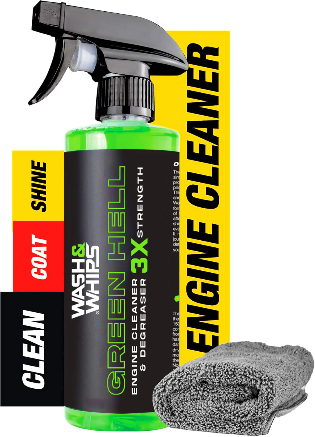 WASH&WHIPS Green Hell Engine Cleaner & Degreaser - Image 9