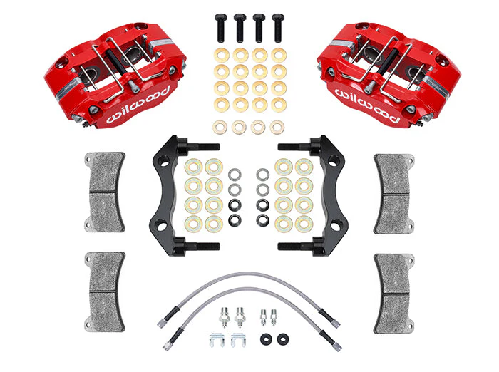 Wilwood Narrow Dynapro-P Radial Rear Brake Kit for Porsche 911/912 Models (1969-83) - Image 2