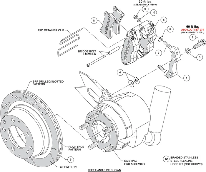 Wilwood Narrow Dynapro-P Radial Rear Caliper and Bracket Kit for Porsche 911 (1984-89) - Image 8