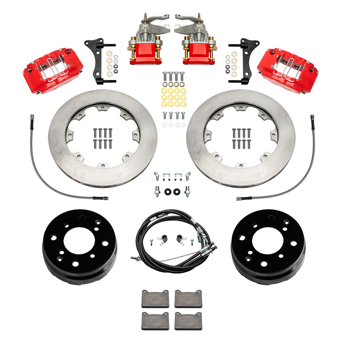 Wilwood Rear Brake Kit w/Handbrake for Porsche 914 (1970-76) - Image 2