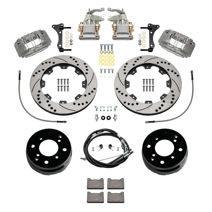 Wilwood Rear Brake Kit w/Handbrake for Porsche 914 (1970-76) - Image 8